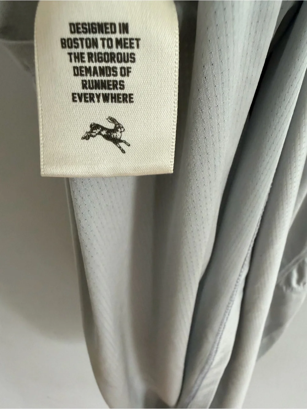 Tracksmith Twilight Tank Athletic Running Top Light Gray White Trim Size L - Picture 3 of 6